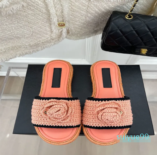 Women's Slippers Designer Flat sandals hemp Rope woven Simple Flip-flops Fisherman Shoes Retro Beach Shoes Metal Buckle, Cnl5082
Women's Slippers Designer Flat sandals hemp Rope woven Simple Flip-flops Fisherman Shoes Retro Beach Shoes Metal Buckle, Cnl5082