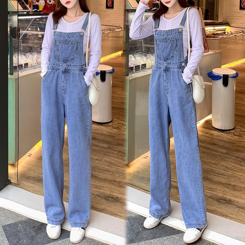Jeans Women Loose Pockets Oversize Denim Jumpsuit Female Wear Rompers Suit Overalls Ladies New Denim Overalls Straps Jean Rompers G190, Qinalanse
Jeans Women Loose Pockets Oversize Denim Jumpsuit Female Wear Rompers Suit Overalls Ladies New Denim Overalls Straps Jean Rompers G190, Qinalanse
