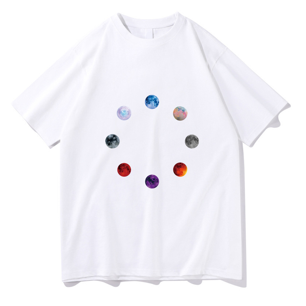 Designer T-shirt Boys and Girls Short Sleeve Women's Fashion Moon Print Loose casual Harajuku Ton Sleeve Women's Breathable Casual XS-XXXXL white6, Choose the following color as the standa
Designer T-shirt Boys and Girls Short Sleeve Women's Fashion Moon Print Loose casual Harajuku Ton Sleeve Women's Breathable Casual XS-XXXXL white6, Choose the following color as the standa