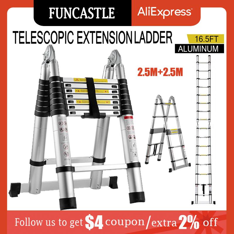 Parts 16.5FT Folding Ladder Telescopic Ladder Climbing Herringbone Stepladder for Home Engineering Extension Aluminum Step Ladders
Parts 16.5FT Folding Ladder Telescopic Ladder Climbing Herringbone Stepladder for Home Engineering Extension Aluminum Step Ladders