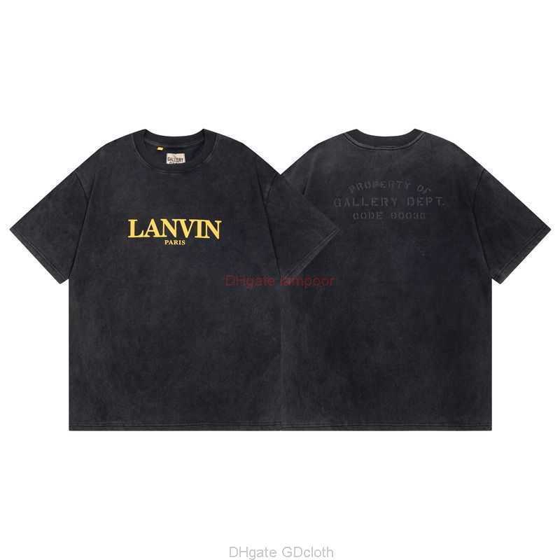 Designer Fashion Clothing Tees Tshirt American Fashion Brand Galleryes Depts Co Branded Lanvin Wash Old Vintage Short Sleeve T-shirt for Men Women Luxury Casual Tops, Black lf g113
Designer Fashion Clothing Tees Tshirt American Fashion Brand Galleryes Depts Co Branded Lanvin Wash Old Vintage Short Sleeve T-shirt for Men Women Luxury Casual Tops, Black lf g113