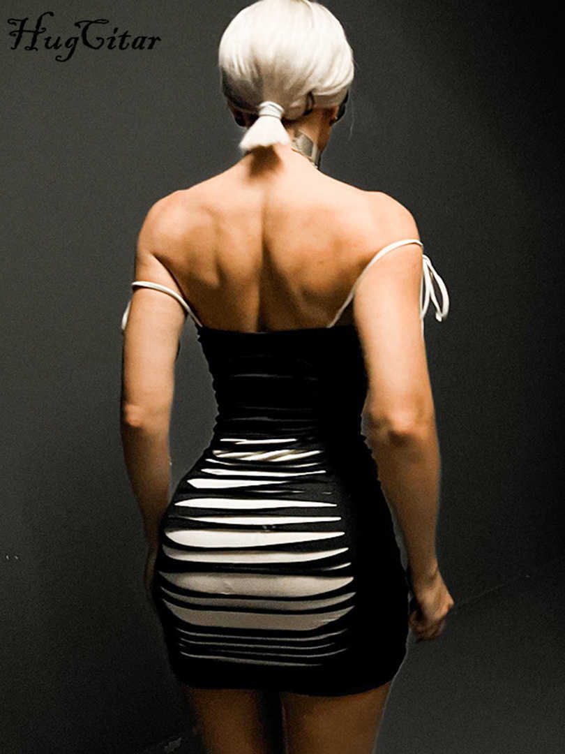 RUKAS Matching Color Sleeveless Slips Backless Bodycon Mini Dress 2023 Summer Women Streetwear Party Y2K Clothes