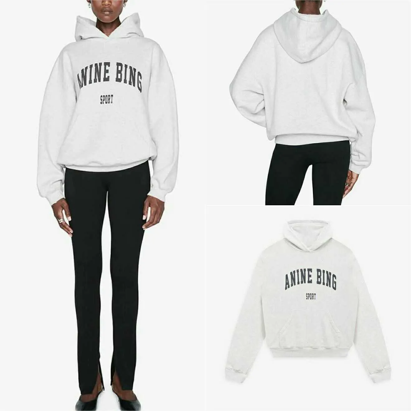 Anine Bing Women Designer Hoodie Sport Classic Hooded Print Fleece Sweatshirt Grey Fashion Hoodies Pullover, Gray fleece
Anine Bing Women Designer Hoodie Sport Classic Hooded Print Fleece Sweatshirt Grey Fashion Hoodies Pullover, Gray fleece