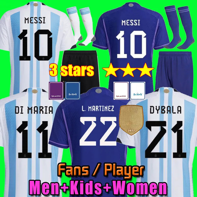 Fans player Version 22/23 Argentina soccer Jerseys 22 23 MESSIS MAC ALLISTER DYBALA DI MARIA MARTINEZ DE PAUL MARADONA child kids kit Men women football shirt
Fans player Version 22/23 Argentina soccer Jerseys 22 23 MESSIS MAC ALLISTER DYBALA DI MARIA MARTINEZ DE PAUL MARADONA child kids kit Men women football shirt