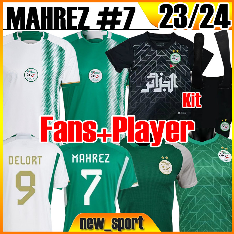 23 24 Algerie maillot de football SOCCER JERSEYS Fans Player version special HOME away MAHREZ BOUNEDJAH BOUAZZA 19 20 Algeria jersey men kids kits training Uniforms, Aerjiliya 22 23 training player
23 24 Algerie maillot de football SOCCER JERSEYS Fans Player version special HOME away MAHREZ BOUNEDJAH BOUAZZA 19 20 Algeria jersey men kids kits training Uniforms, Aerjiliya 22 23 training player