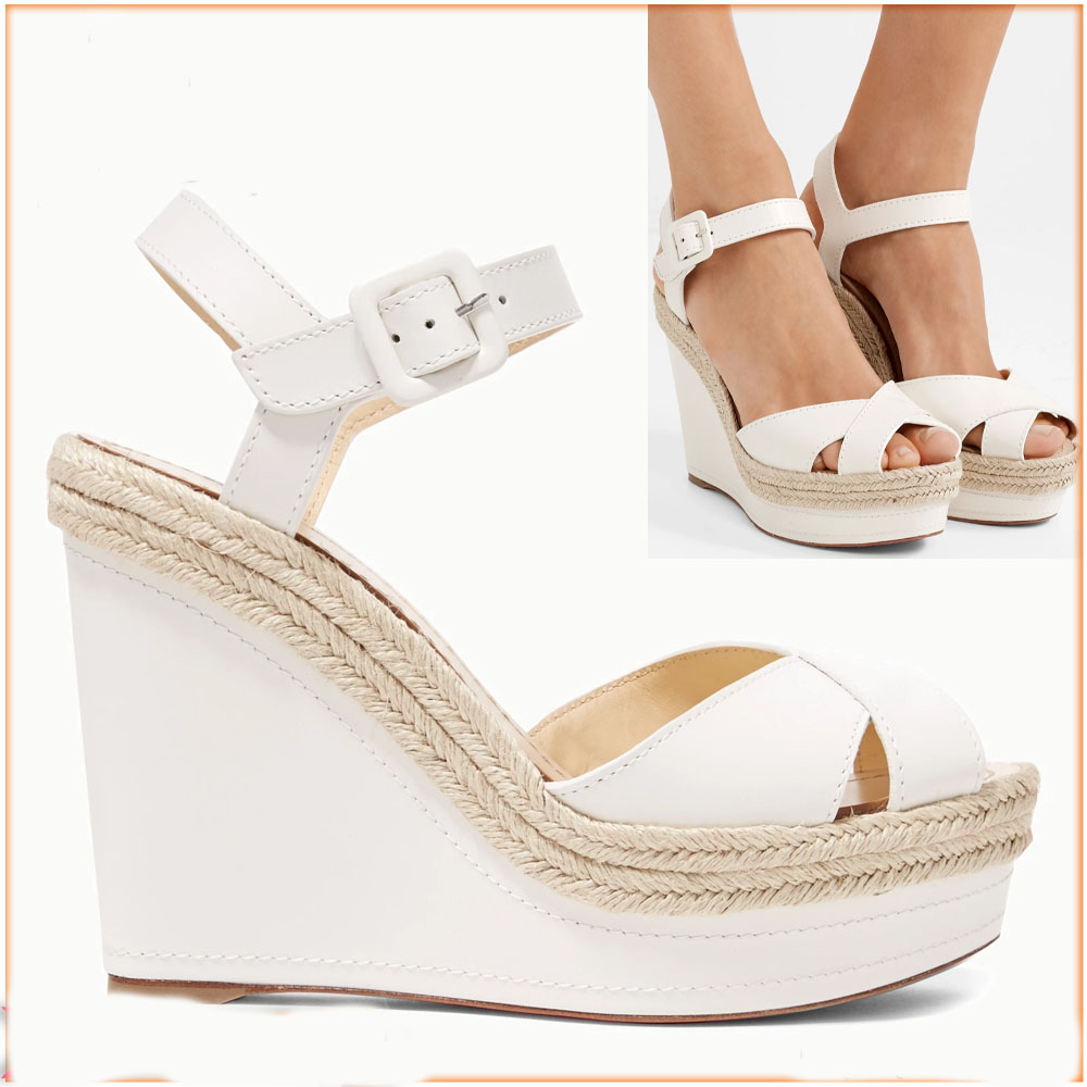Women sandal wedge reds sole high heel platform sandals Almerio 60mm / 120mm white leather strap shoes gladiator sandal luxury designer with bo
Women sandal wedge reds sole high heel platform sandals Almerio 60mm / 120mm white leather strap shoes gladiator sandal luxury designer with bo