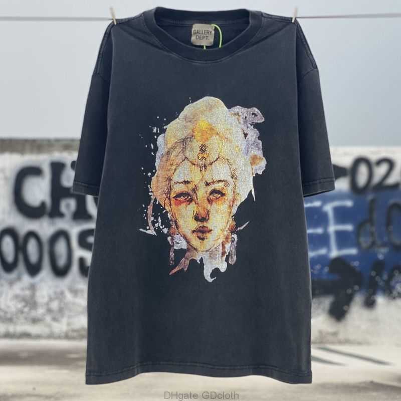 Designer Fashion Clothing Tees Tshirt American Galleryes Depts Washed Worn Goddess Portrait Print Limited Tee Short Sleeve Tshirt Couple Casual Streetwear Tops Ro, Black
Designer Fashion Clothing Tees Tshirt American Galleryes Depts Washed Worn Goddess Portrait Print Limited Tee Short Sleeve Tshirt Couple Casual Streetwear Tops Ro, Black