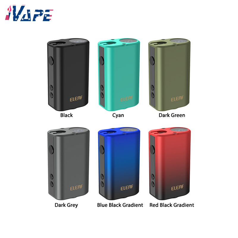 Eleaf Mini iStick 20W Battery Built-in 1050mAh Compact Powerful with Metallic Finish USB Type-C Charging Adjustable Voltage Digital Display 510 Thread Support
Eleaf Mini iStick 20W Battery Built-in 1050mAh Compact Powerful with Metallic Finish USB Type-C Charging Adjustable Voltage Digital Display 510 Thread Support