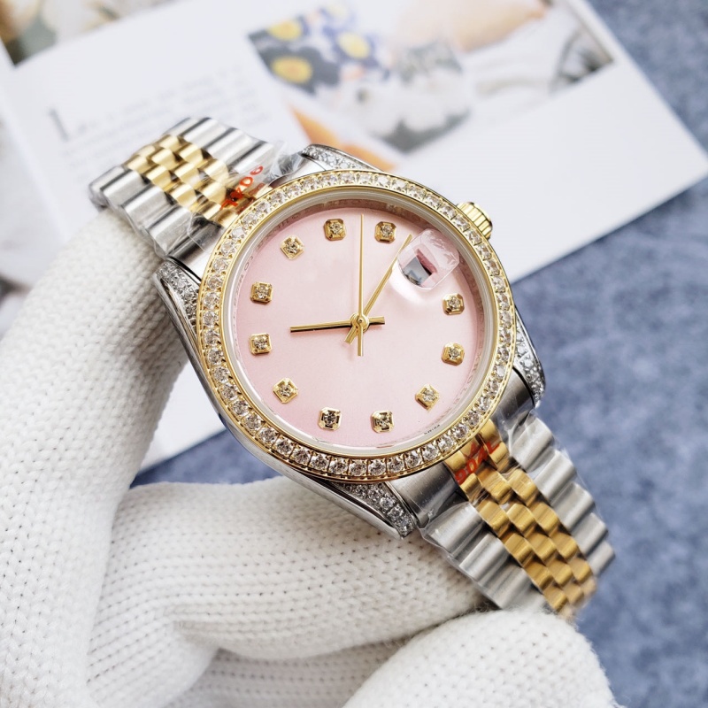 Luxury designer Classic Fashion Automatic Watch inlaid with colored diamond size 36mm sapphire glass a ladies' favorite Christmas gift Free freight
Luxury designer Classic Fashion Automatic Watch inlaid with colored diamond size 36mm sapphire glass a ladies' favorite Christmas gift Free freight