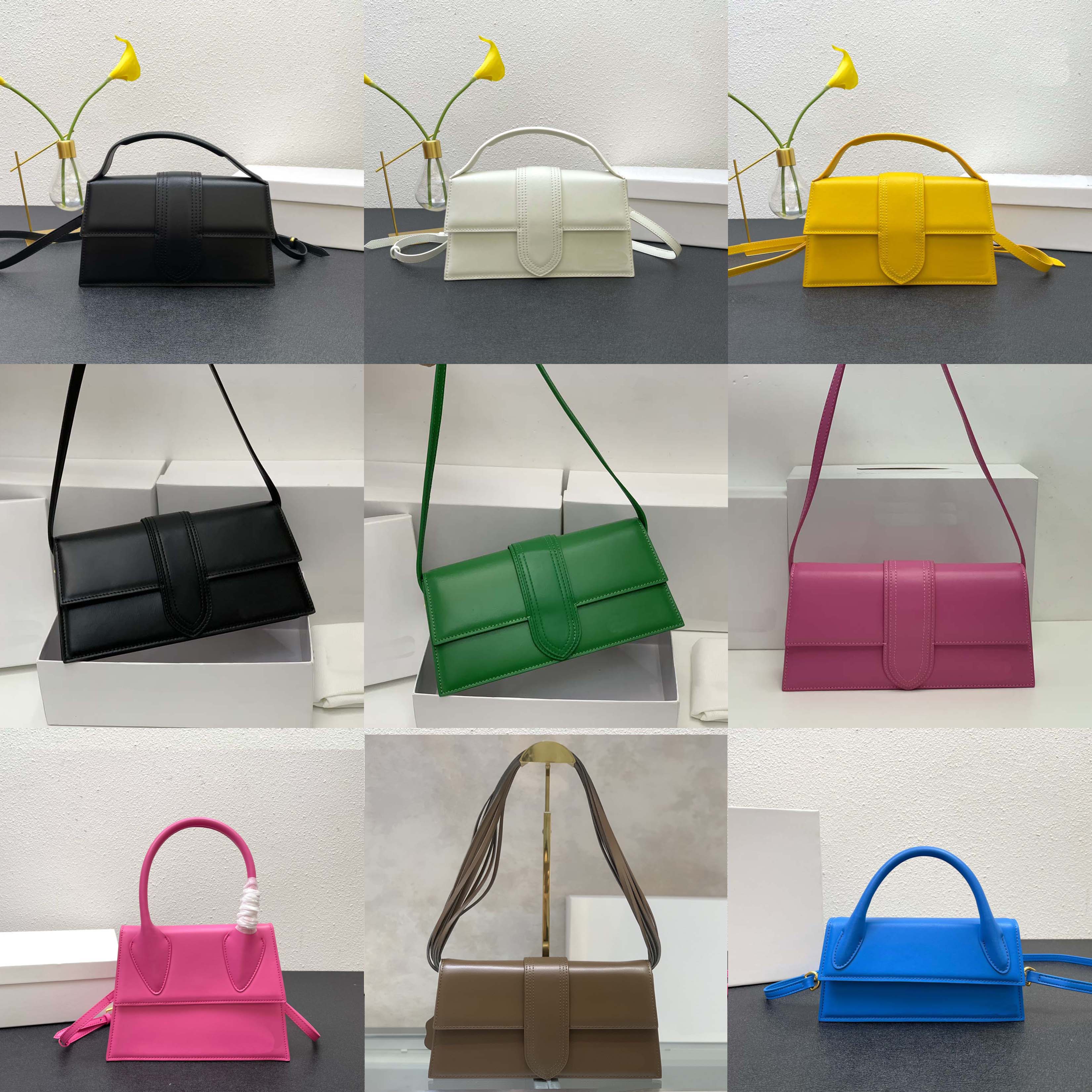 Luxury Handbag Shoulder Bags Leather Designers Jacquemu Hand Flap Velvet Bamnino Palm Pattern Tote LE Bambino LONG Noeud Long Version Grand Armpit Bag, Make up the difference 
Luxury Handbag Shoulder Bags Leather Designers Jacquemu Hand Flap Velvet Bamnino Palm Pattern Tote LE Bambino LONG Noeud Long Version Grand Armpit Bag, Make up the difference