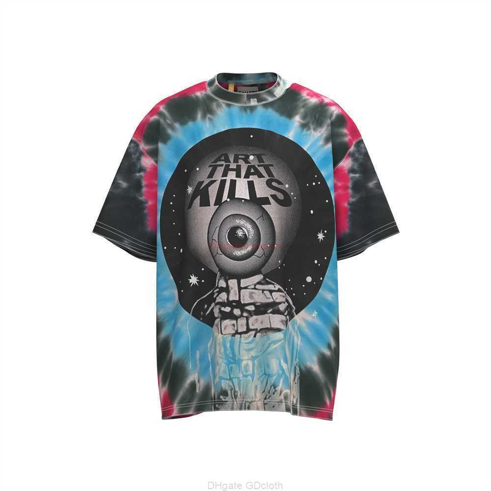 Designer Fashion Clothing Tees Tshirt Galleryes Depts Co Branded Eyeball Print Stained Used Wash Short Sleeve Os Loose High Street Fashion Brand t Luxury Casual Tops, Color
Designer Fashion Clothing Tees Tshirt Galleryes Depts Co Branded Eyeball Print Stained Used Wash Short Sleeve Os Loose High Street Fashion Brand t Luxury Casual Tops, Color