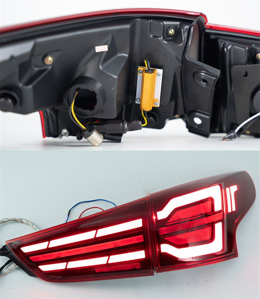 Car Lighting Accessories For Qashqai Taillights 20 16-20 22 Nissan LED Rear Lamp DRL Turn Signal Brake Reversing Taillight