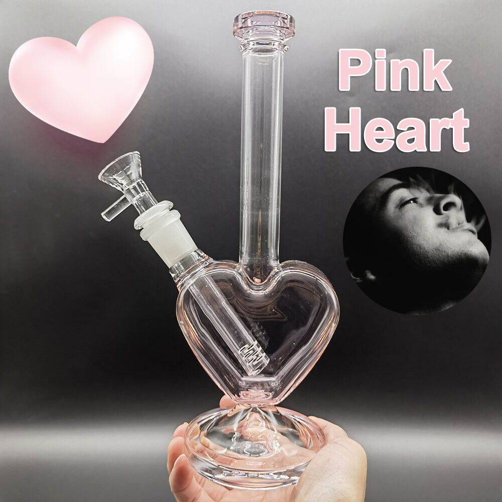 9" Pink Love Heart Shape Glass Bong Smoking Bong Hookah Bong Water Pipe 14mm male Bubbler Heady Oil Dab Rigs Birdcage Percolator Shisha Pipe
9" Pink Love Heart Shape Glass Bong Smoking Bong Hookah Bong Water Pipe 14mm male Bubbler Heady Oil Dab Rigs Birdcage Percolator Shisha Pipe