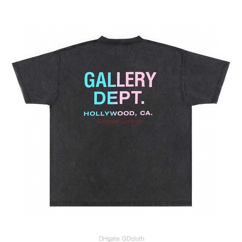 Designer Fashion Clothing Tees Tshirt Niche Fashion Galleryes Depts Pocket Wash Used Gradient Letters Cotton Short Sleeve Tshirt Male Female Students Luxury Casua, Black g836
Designer Fashion Clothing Tees Tshirt Niche Fashion Galleryes Depts Pocket Wash Used Gradient Letters Cotton Short Sleeve Tshirt Male Female Students Luxury Casua, Black g836