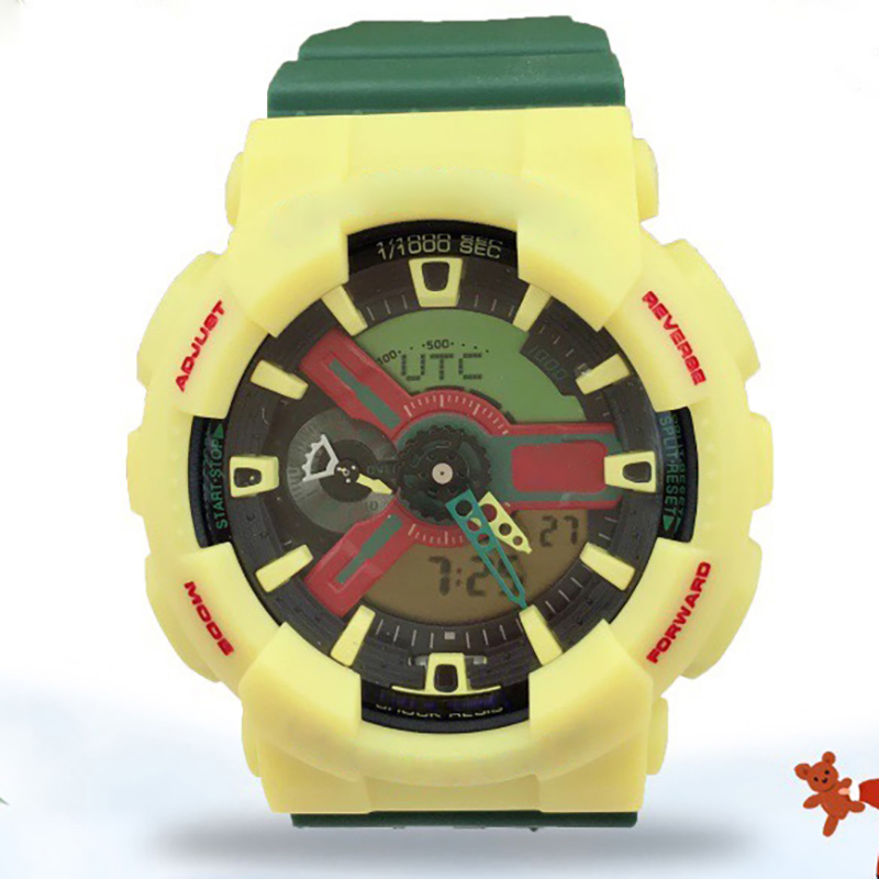 2023 high gift Watch 110 Dual Display Dial Men's Sports Multifunctional Waterproof Military Quartz Watch Automatic LED Light Boy Gift Shockproof with box
2023 high gift Watch 110 Dual Display Dial Men's Sports Multifunctional Waterproof Military Quartz Watch Automatic LED Light Boy Gift Shockproof with box