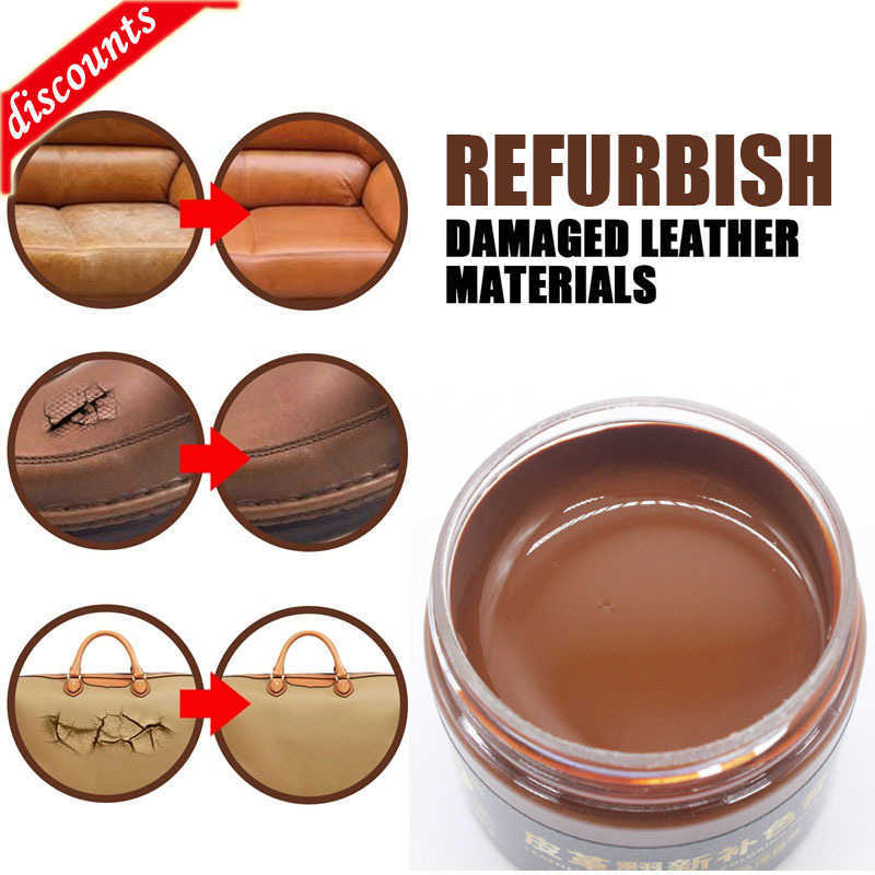 New 50g Leather Finish Paints Liquid Refurbish Repair Tool Cream Coloring for Shoe Bag Sofa Car Seat Scratch Drawing Dye Auto Care
New 50g Leather Finish Paints Liquid Refurbish Repair Tool Cream Coloring for Shoe Bag Sofa Car Seat Scratch Drawing Dye Auto Care