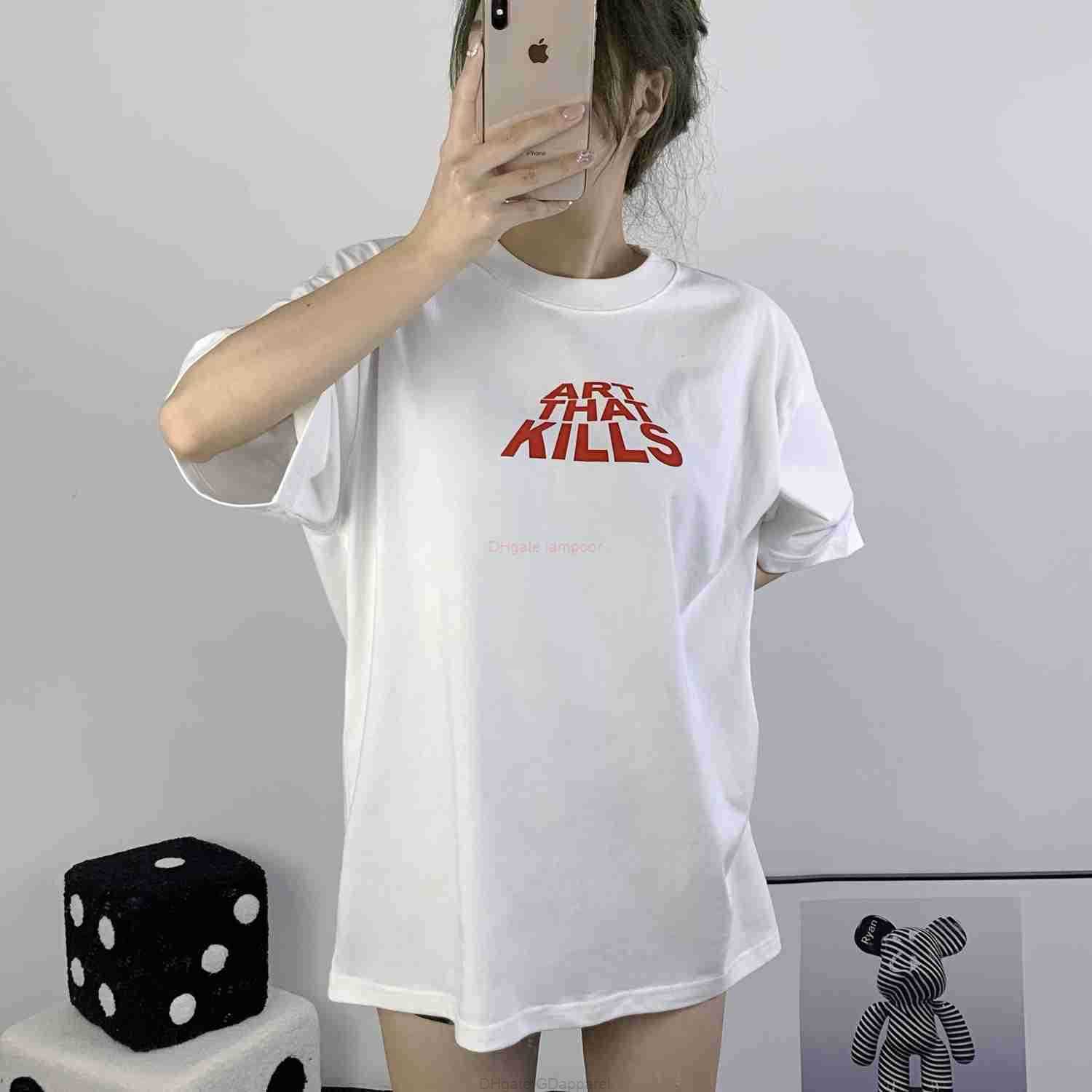 Designer Fashion Clothing Tees Tshirt Galleryes Depts American High Street Simple Letter Printing Short Sleeve Loose Relaxed Mens Womens Tshirt Summer Tops for sal
Designer Fashion Clothing Tees Tshirt Galleryes Depts American High Street Simple Letter Printing Short Sleeve Loose Relaxed Mens Womens Tshirt Summer Tops for sal