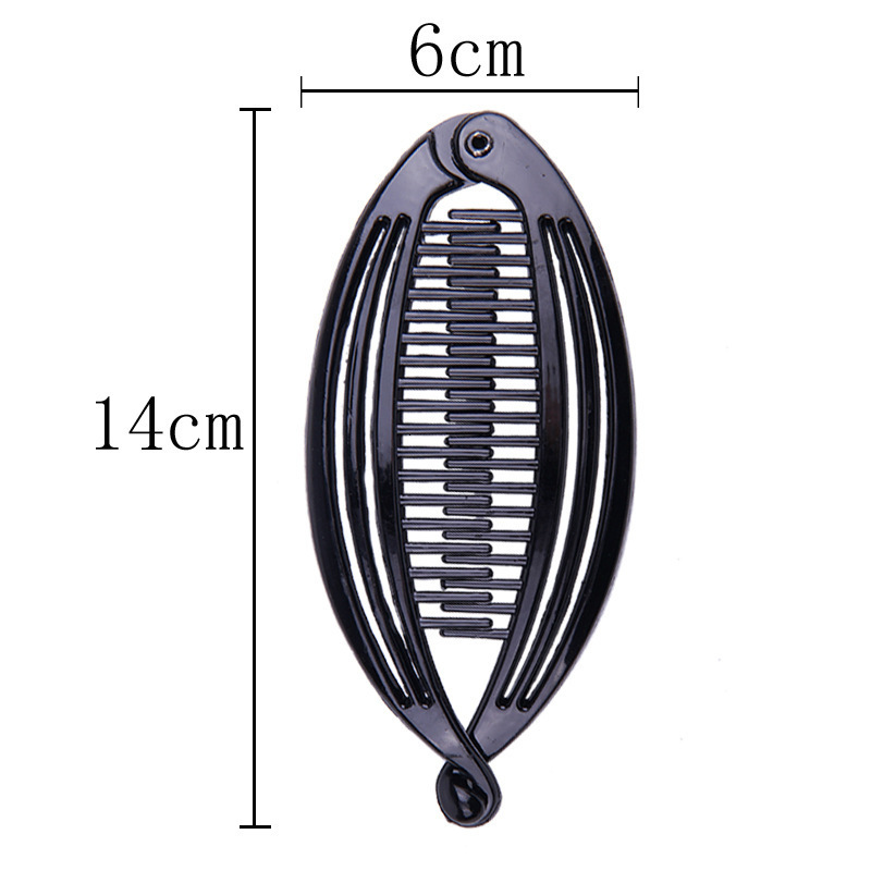 Hair Clips Barrettes Large Spray Painted Hairpin Ponytail Banana Hair Clips Clincher Combs for Women 230517