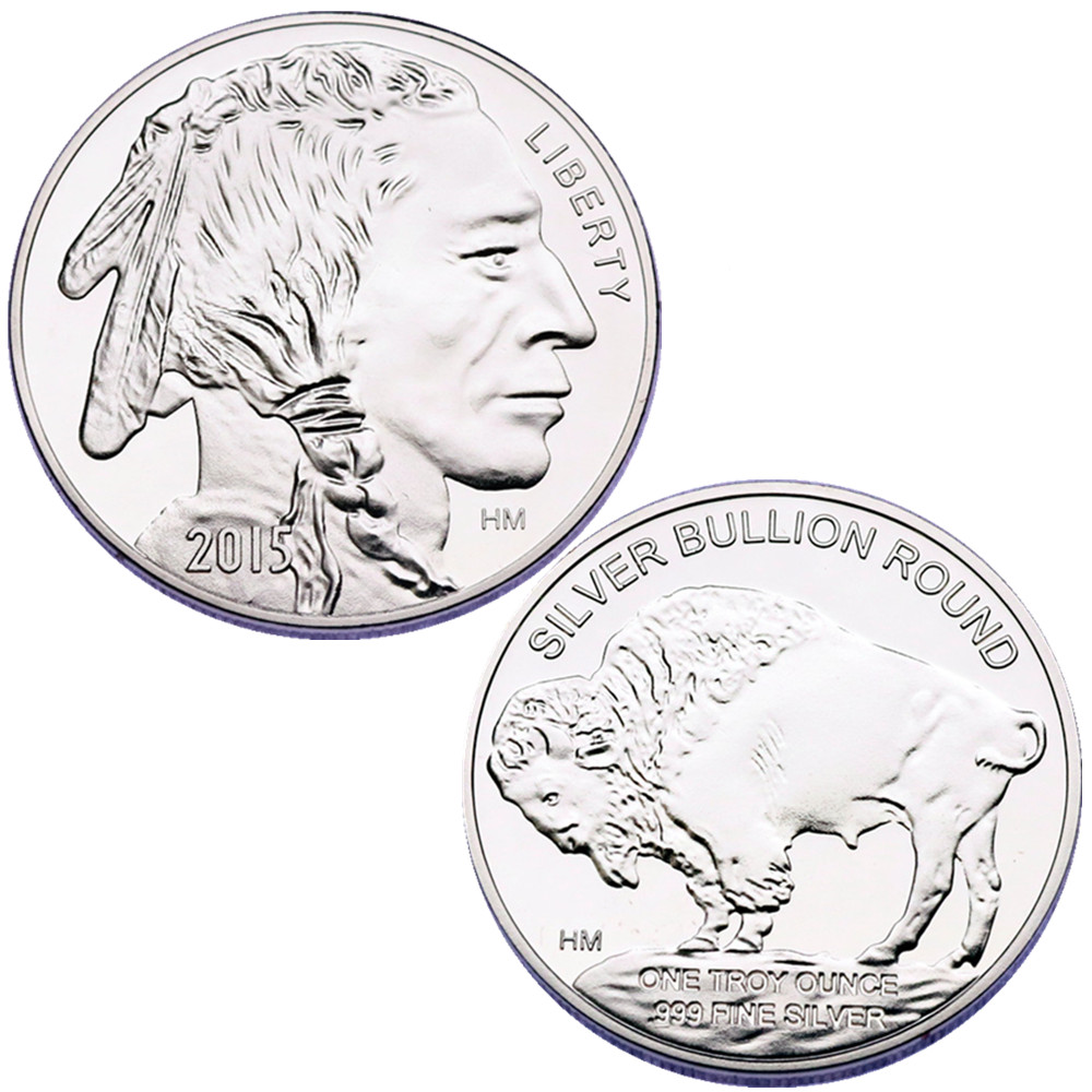 

3D Relief 1 oz American Silver Buffalo RARE Coin Commemorative Coin Collectibles Gifts Crafts