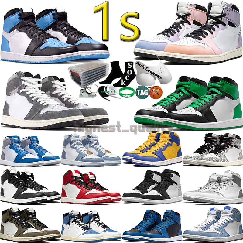 High 1 1s Men Basketball Shoes for Women Skyline Mocha Lucky Green University Blue Ture UNC Toe Bred Black White Cement Chicago Mens Womens Trainers Sports Sneakers, Color-5
High 1 1s Men Basketball Shoes for Women Skyline Mocha Lucky Green University Blue Ture UNC Toe Bred Black White Cement Chicago Mens Womens Trainers Sports Sneakers, Color-5