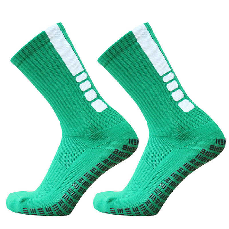 Sports Socks New Sports Football Socks Men Women Silicone Anti Slip Grip Soccer Socks calcetas antideslizantes de futbol J230517