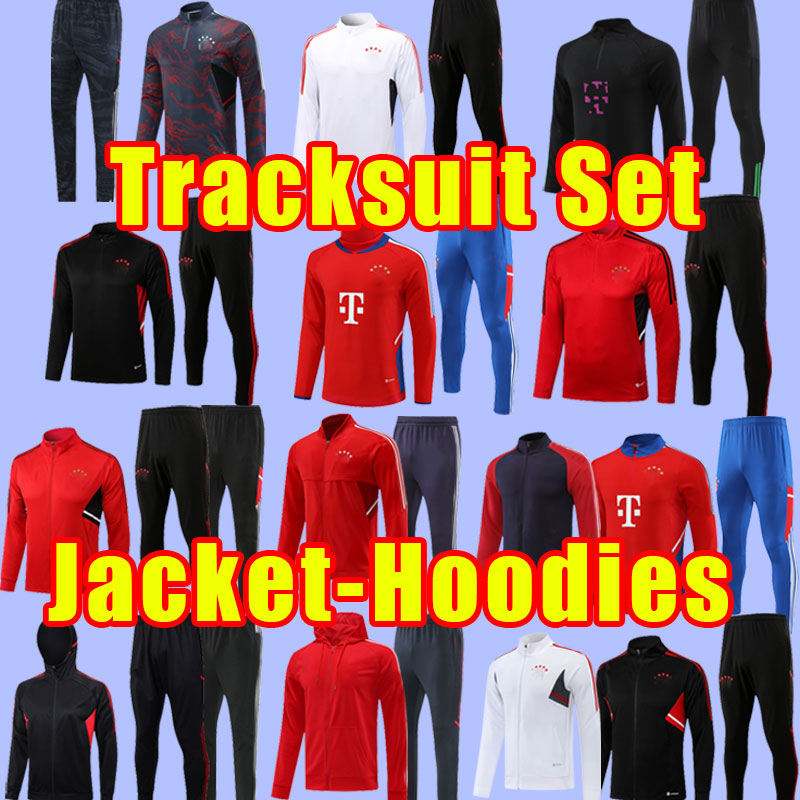 22 23 Bayern Munich soccer tracksuits Tracksuit Jacket long sleeve men kidsDE LIGT SANE 2022 2023 football shirt GORETZKA GNABRY KIMMICH Hoodies set Full kits, As shown
22 23 Bayern Munich soccer tracksuits Tracksuit Jacket long sleeve men kidsDE LIGT SANE 2022 2023 football shirt GORETZKA GNABRY KIMMICH Hoodies set Full kits, As shown