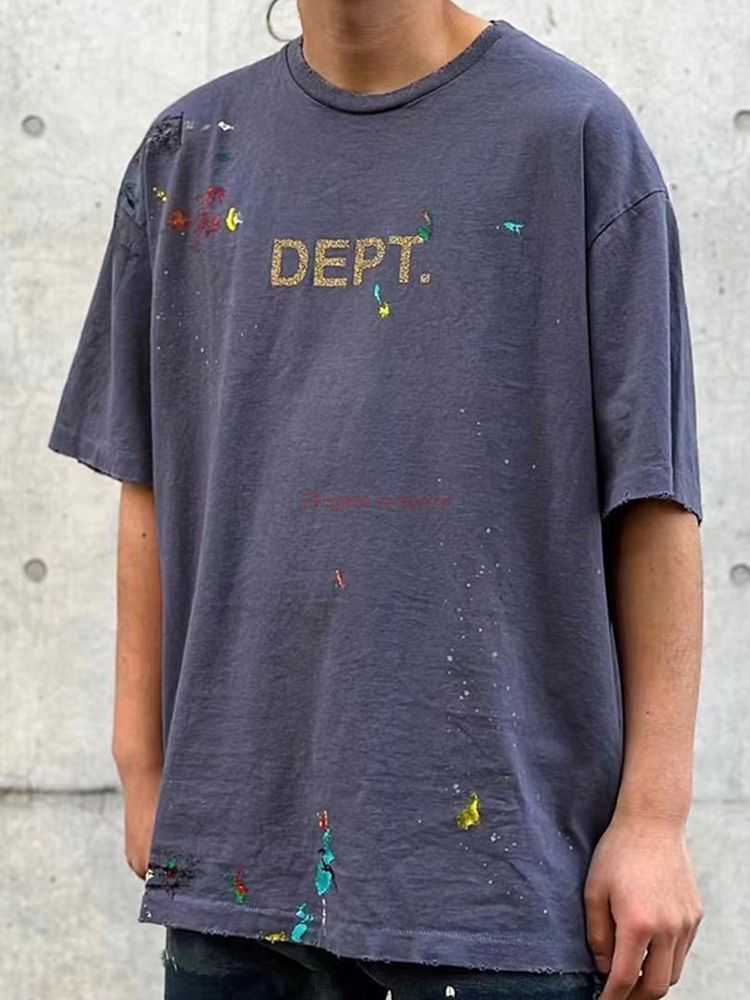 Designer Fashion Clothing Tees Tshirt Galleryes Depts Gilded Handpainted Graffiti Splashed Ink Vintage Loose Fitting Men Womens Short Sleeved Tshirt Luxury Casua, Wash black
Designer Fashion Clothing Tees Tshirt Galleryes Depts Gilded Handpainted Graffiti Splashed Ink Vintage Loose Fitting Men Womens Short Sleeved Tshirt Luxury Casua, Wash black