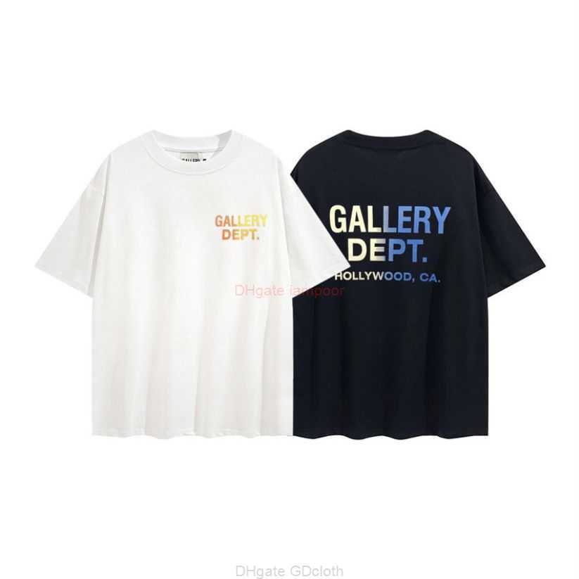 Designer Fashion Clothing Tees Tshirt Galleryes Depts Gradient Letter Print Short Sleeve High Street Loose Fashion Brand Ins Cotton Round Neck Mens Womens Tshirt Su, White
Designer Fashion Clothing Tees Tshirt Galleryes Depts Gradient Letter Print Short Sleeve High Street Loose Fashion Brand Ins Cotton Round Neck Mens Womens Tshirt Su, White