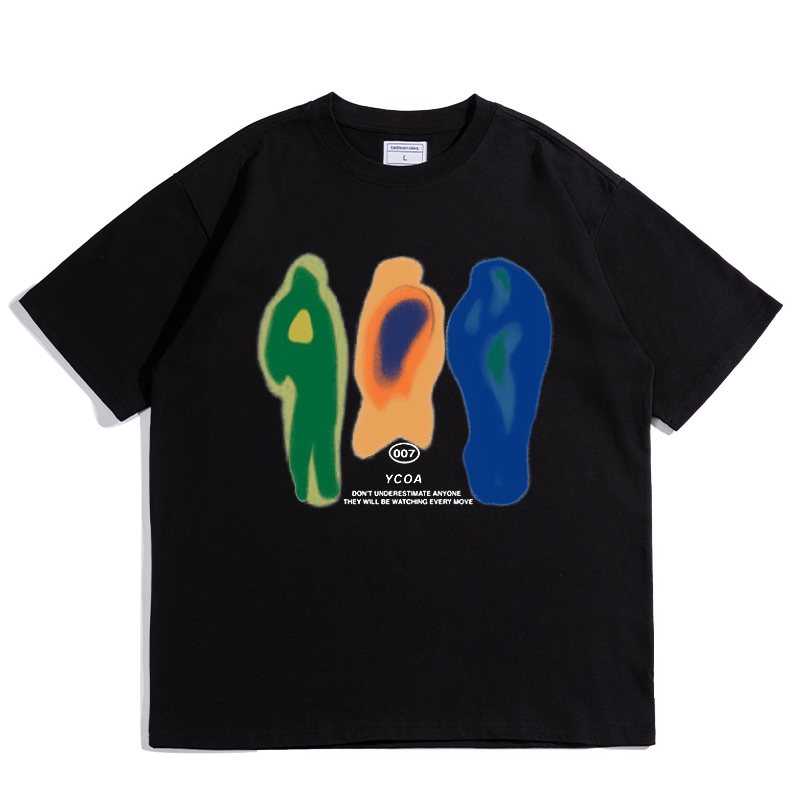 Men s T Shirts Kaus Pria Atasan Longgar Hip Hop Grafis Harajuku YCOA Cetak Musim Panas Ukuran Besar Pakaian Estetika Y2k Fashion Korea 230517