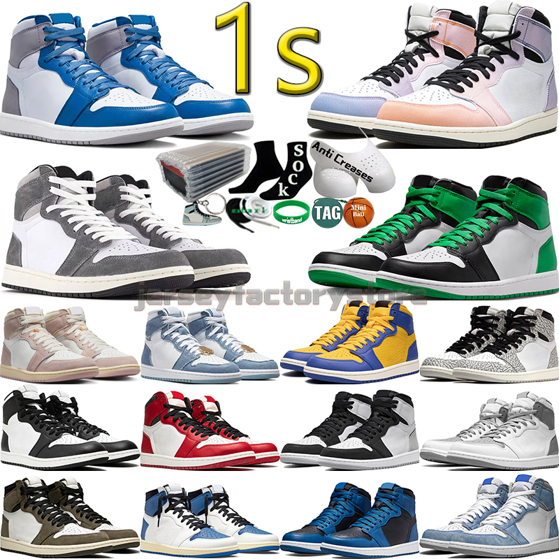 High 1 1s Men Women Basketball Shoes Skyline Mocha Lucky Green University Blue Ture UNC Toe Bred Black White Chicago Reverse Laney Mens Womens Trainers Sport Sneakers, Color-1
High 1 1s Men Women Basketball Shoes Skyline Mocha Lucky Green University Blue Ture UNC Toe Bred Black White Chicago Reverse Laney Mens Womens Trainers Sport Sneakers, Color-1