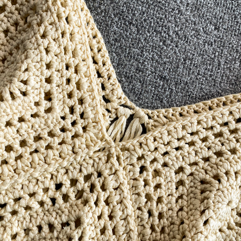 Camisoles Tanks Retro bohemian ethnic style crop tops sexy hollow knitted tassel spaghetti strap tanke top off shoulder sleeveless camisole ins 230518