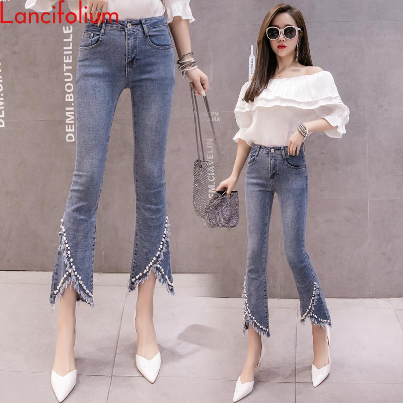 Jeans Korean Fashion High Waist Flare Jeans Pants Women Spring Summer 2021 Vintage Beading Ripped Slit Denim Pants Leggings Trousers, Blue
Jeans Korean Fashion High Waist Flare Jeans Pants Women Spring Summer 2021 Vintage Beading Ripped Slit Denim Pants Leggings Trousers, Blue
