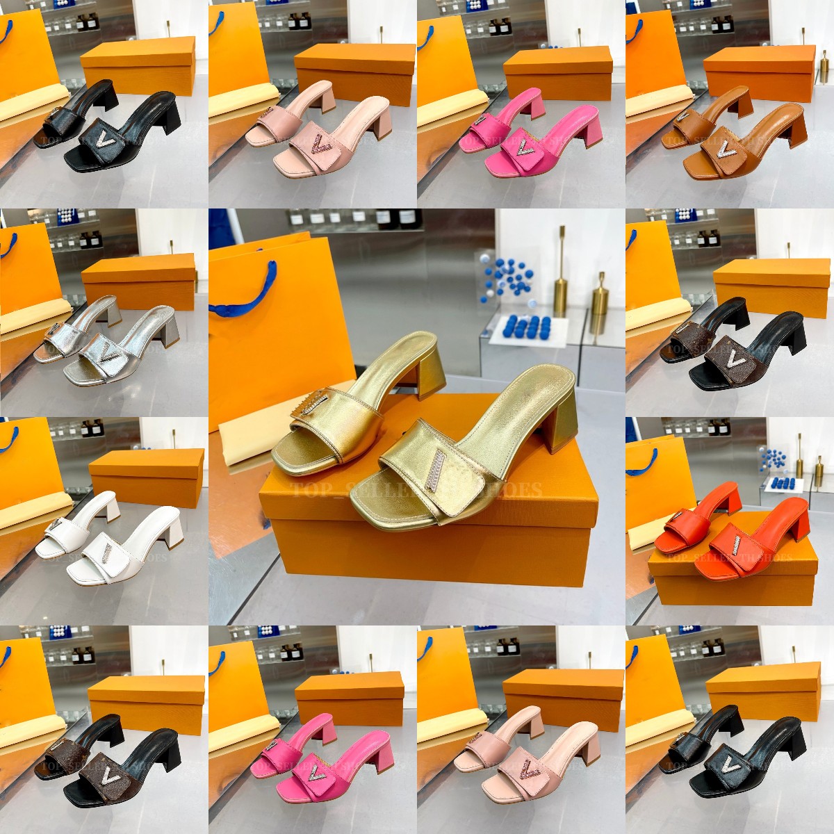 Designer Sandal Shake Flat Mule Women Lambskin Slippers Metal Embossed Chunky Heel Sandals Summer Dress Mules Slides
Designer Sandal Shake Flat Mule Women Lambskin Slippers Metal Embossed Chunky Heel Sandals Summer Dress Mules Slides
