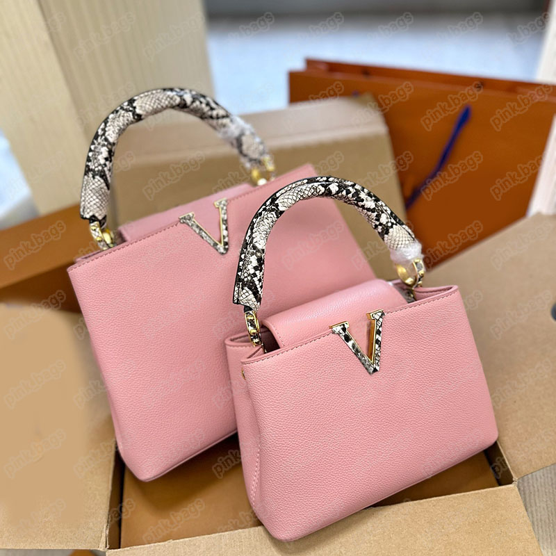 Womens Capucines Mini Handbags Tote Bags Shoulder Bag Python Pattern Leather Removable Strap With Brand Letter L Lady Wallet Purse 2305091BF, L#1
Womens Capucines Mini Handbags Tote Bags Shoulder Bag Python Pattern Leather Removable Strap With Brand Letter L Lady Wallet Purse 2305091BF, L#1