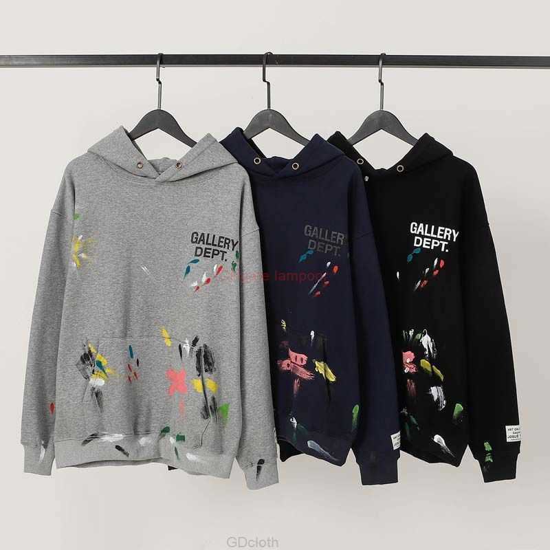 Designer Clothing Galleries Hoodie Mens Sweatshirts Galleryes Depts Handpainted Graffiti Sweater Hooded Pullover High Street Loose Fitting Velvet Hoodie for Mal, Shipping fee
Designer Clothing Galleries Hoodie Mens Sweatshirts Galleryes Depts Handpainted Graffiti Sweater Hooded Pullover High Street Loose Fitting Velvet Hoodie for Mal, Shipping fee