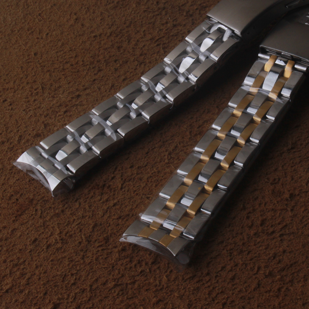 Watch Bands Watchbands Bracelet For 1853 PRC200 T17 T461 T055 T014 Men Fold Clasp Strap Watches Accessories Stainless Steel Watch Band Chain 230518