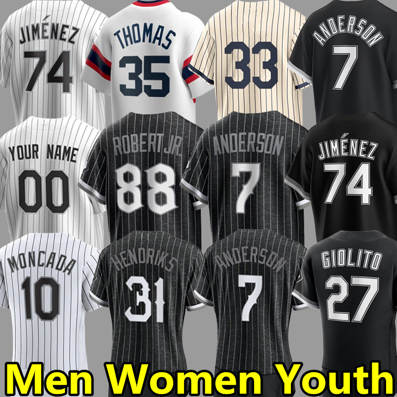 Tim Anderson Baseball Jerseys Yoan Moncada Luis Robert Eloy Jimenez Liam Hendriks Jake Burger Andrew Vaughn Benintendi Yasmani Grandal Lance Lynn Custom Jersey, Men color 6
Tim Anderson Baseball Jerseys Yoan Moncada Luis Robert Eloy Jimenez Liam Hendriks Jake Burger Andrew Vaughn Benintendi Yasmani Grandal Lance Lynn Custom Jersey, Men color 6