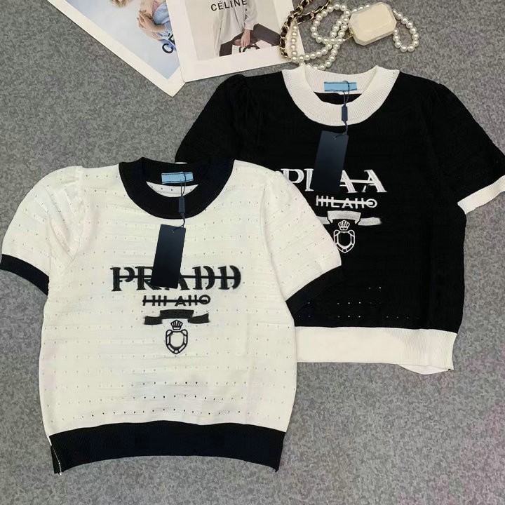 Womens clothes designer top t shirt Women tshirts Tops man tees Round Hollow Out Pullover Short Sleeve knitting T-shirt Letter Print Fashion Womens Clothing, Black
Womens clothes designer top t shirt Women tshirts Tops man tees Round Hollow Out Pullover Short Sleeve knitting T-shirt Letter Print Fashion Womens Clothing, Black