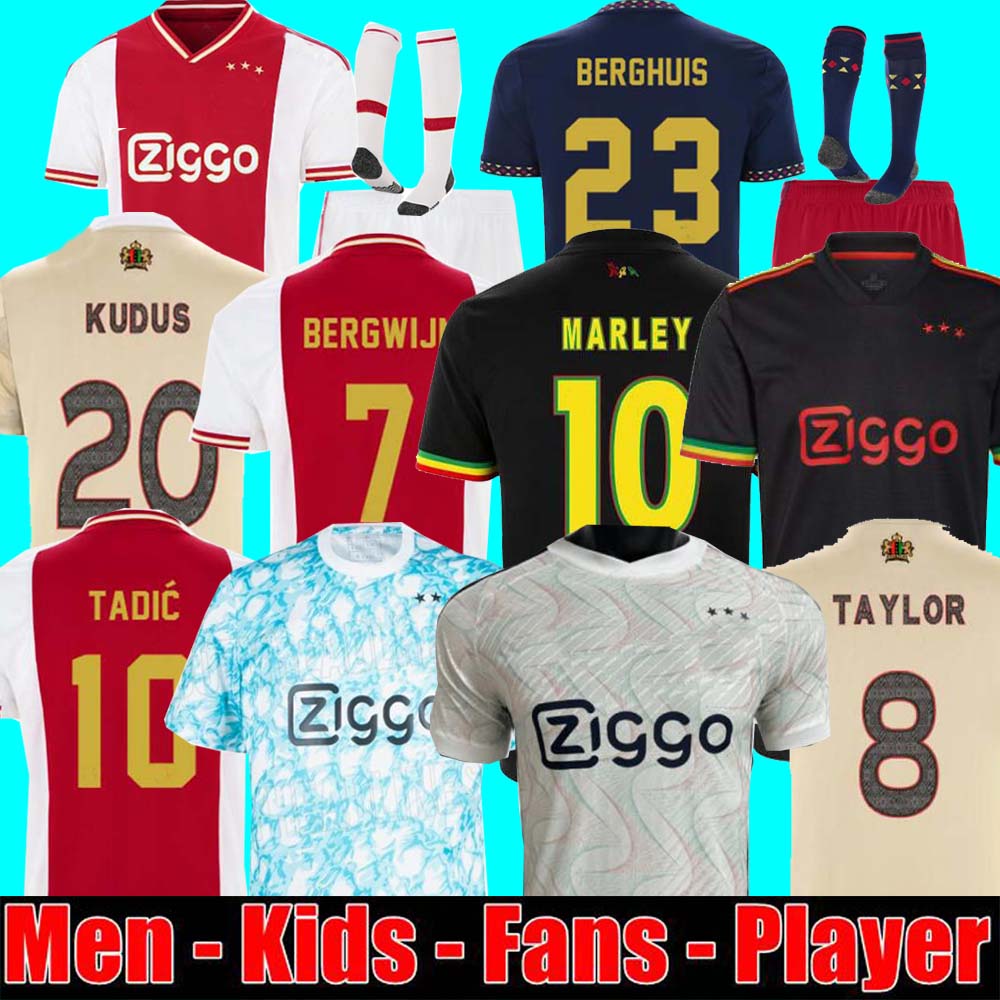 TADIC 22 23 24 Soccer Jerseys BASSEY BERGHUIS Third black Kit KLAASSEN BERGWIJN MARLEY 2023 2024 away football shirts men kids uniforms CRUYFF training KUDUS AJAXS, Home aldult patch
TADIC 22 23 24 Soccer Jerseys BASSEY BERGHUIS Third black Kit KLAASSEN BERGWIJN MARLEY 2023 2024 away football shirts men kids uniforms CRUYFF training KUDUS AJAXS, Home aldult patch
