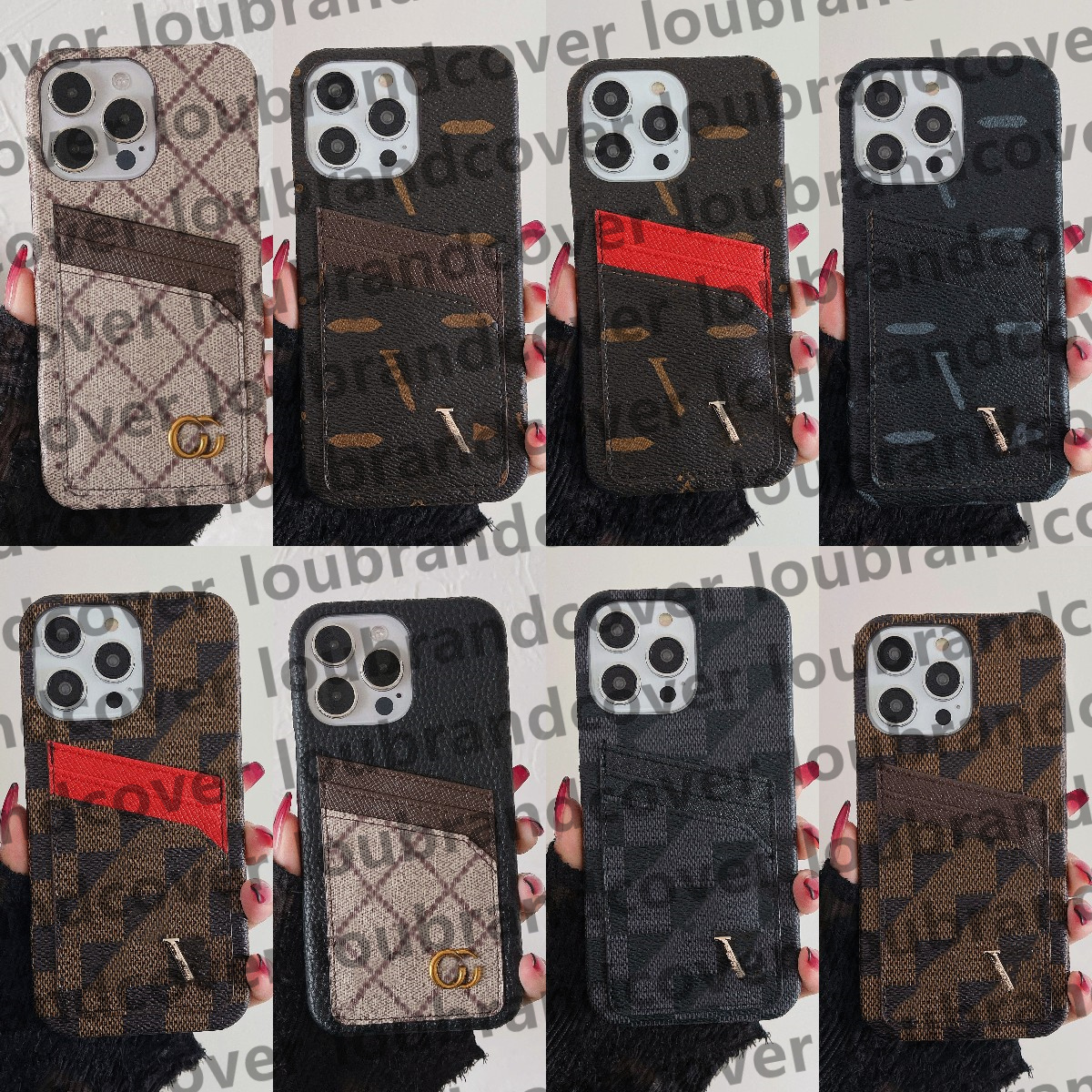Fashion Designer Wallet Phone Cases for iphone 14 14pro 14plus 11 12 13 pro max XR XS 7 8 PLUS Leather Card Pocket Holder Luxury Cellphone Case Cover, Gift box
Fashion Designer Wallet Phone Cases for iphone 14 14pro 14plus 11 12 13 pro max XR XS 7 8 PLUS Leather Card Pocket Holder Luxury Cellphone Case Cover, Gift box