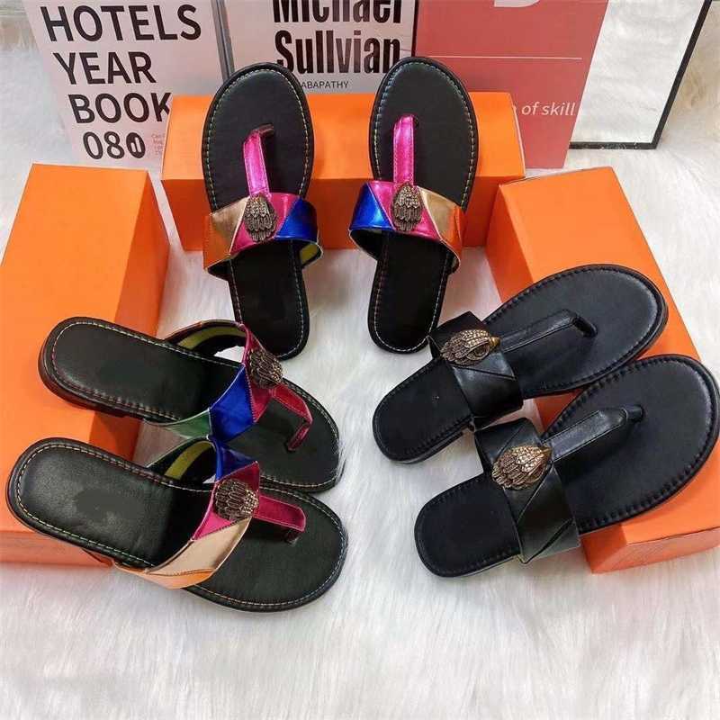 Summer Sandals Famous Womens Designer Flip Flops Slippers Stitching Fashion Luxury Rainbow Slipper Flat Shoes Eagle Head Diamond Buckle, Black-a
Summer Sandals Famous Womens Designer Flip Flops Slippers Stitching Fashion Luxury Rainbow Slipper Flat Shoes Eagle Head Diamond Buckle, Black-a