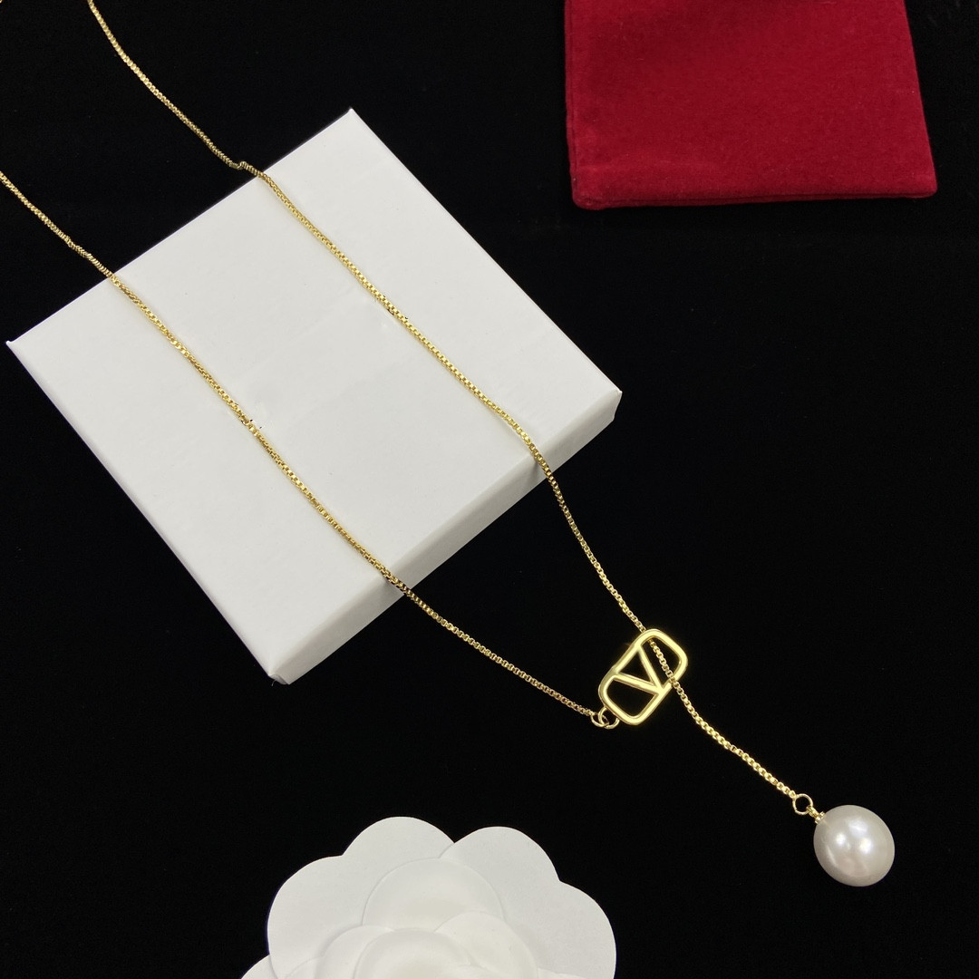 2023 necklace New Fashion Womens Big Circle Simple Stud necklace Hoop Earrings for Woman
