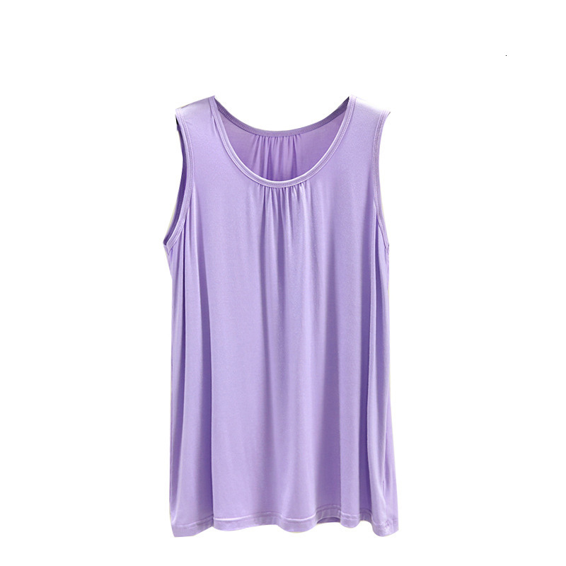 Camisoles Tanks Loose Plus Size 6XL Women Tank Tops Sleeveless Solid Crop Top Thin Homewear Vest Modal Casual T-shirt Bottoming Shirt Camisole 230518