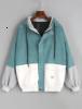 BDLJ Color Block Patchwork Corduroy Hooded Jackets Men Hip Hop Zipper Up Hoodies Coats Male Casual Streetwear Outerwear 201113