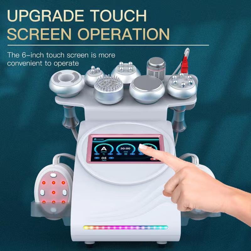 2023 New Cavitation Machine 9 In 1 80k Ultrasonic Rf Cavitation Vacuum Weight Loss Lipo Laser Slimming Beauty Salon Equipment