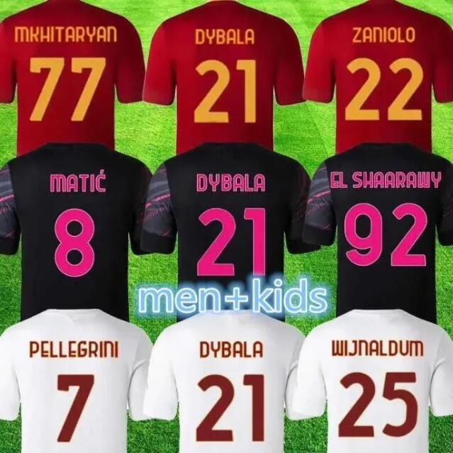 22 23 24 DYBALA romas Soccer jerseys maglia Pellegrini belotti CELIK Abraham 2023 2024 HOME away 3rd jerseys MANCINI KUMBULLA men kids kit Football EL SHAARAWY
22 23 24 DYBALA romas Soccer jerseys maglia Pellegrini belotti CELIK Abraham 2023 2024 HOME away 3rd jerseys MANCINI KUMBULLA men kids kit Football EL SHAARAWY