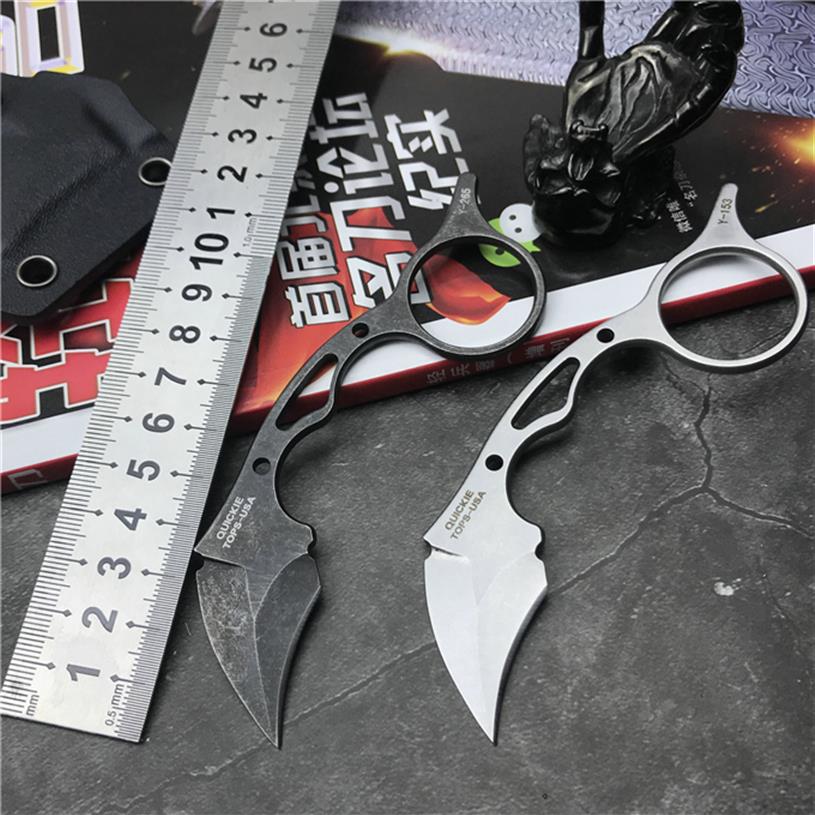 TOPS Tactical Pocket EDC Karambits knife 5CR13MOV Blade camping Hiking outdoor Hunting knives Collectible gifts BM 530 535 537 940231S
TOPS Tactical Pocket EDC Karambits knife 5CR13MOV Blade camping Hiking outdoor Hunting knives Collectible gifts BM 530 535 537 940231S