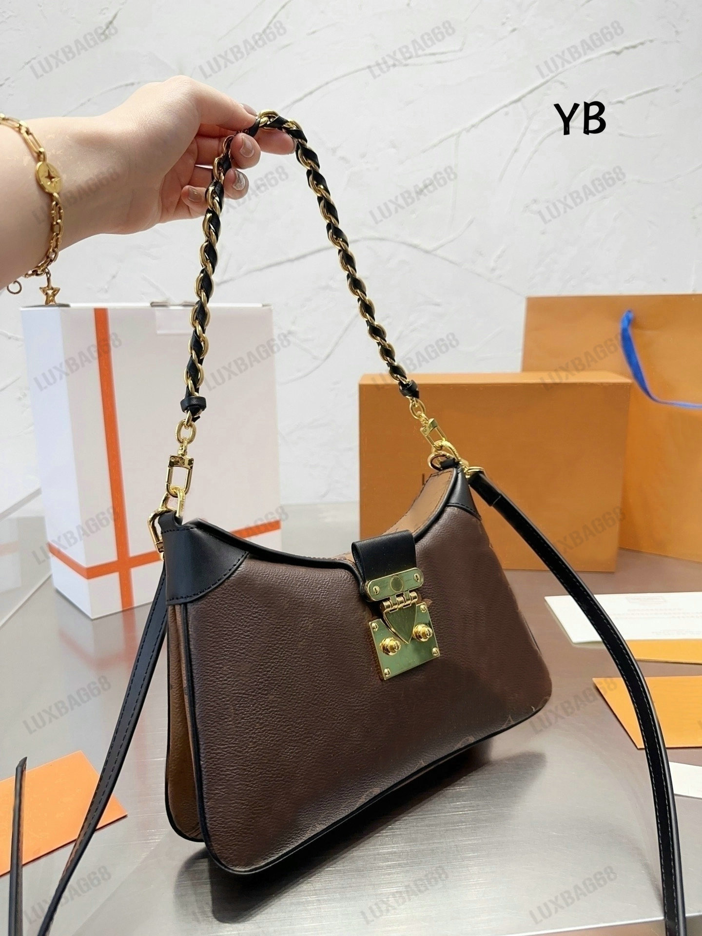 2023 TWINNY Designer Hobo Bag Autres Toiles Monograms Women Handbags Braided Chain Gandle Bags M46659 Luxurys Flap Shoulder bag with S-lock Fashion Purse, #2
2023 TWINNY Designer Hobo Bag Autres Toiles Monograms Women Handbags Braided Chain Gandle Bags M46659 Luxurys Flap Shoulder bag with S-lock Fashion Purse, #2
