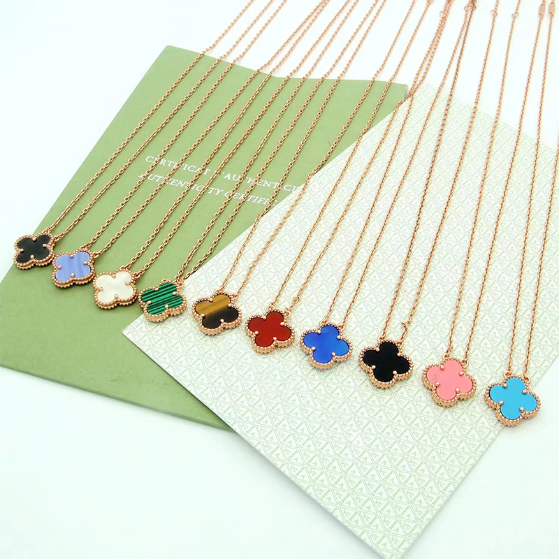 Luxury brand designer necklace for women fashionable new four-leaf clover necklace high-quality titanium steel 18k gold pendant necklace jewelry
Luxury brand designer necklace for women fashionable new four-leaf clover necklace high-quality titanium steel 18k gold pendant necklace jewelry