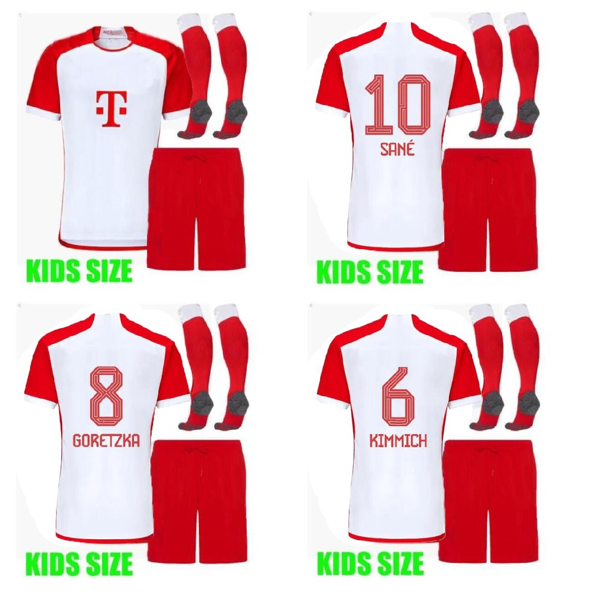 23 24 BAYERN MUNICH soccer jerseys Kids kit GRAVENBERCH SANE DE LIGT MULLER DAVIES KIMMICH football TOP shirts, White
23 24 BAYERN MUNICH soccer jerseys Kids kit GRAVENBERCH SANE DE LIGT MULLER DAVIES KIMMICH football TOP shirts, White